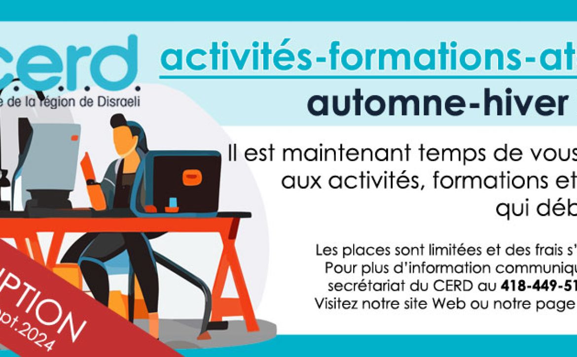 activités -formations-ateliers automne-hiver 2024