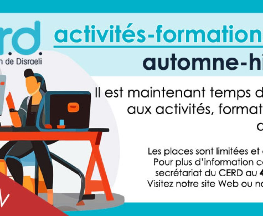 activités -formations-ateliers automne-hiver 2024