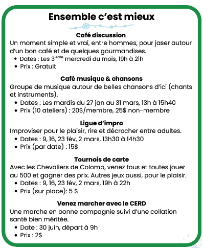 Ensemble c'est mieux