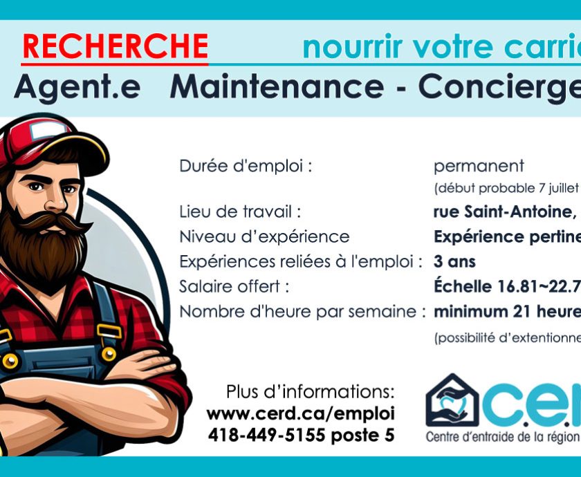 Emploi concierge 2025
