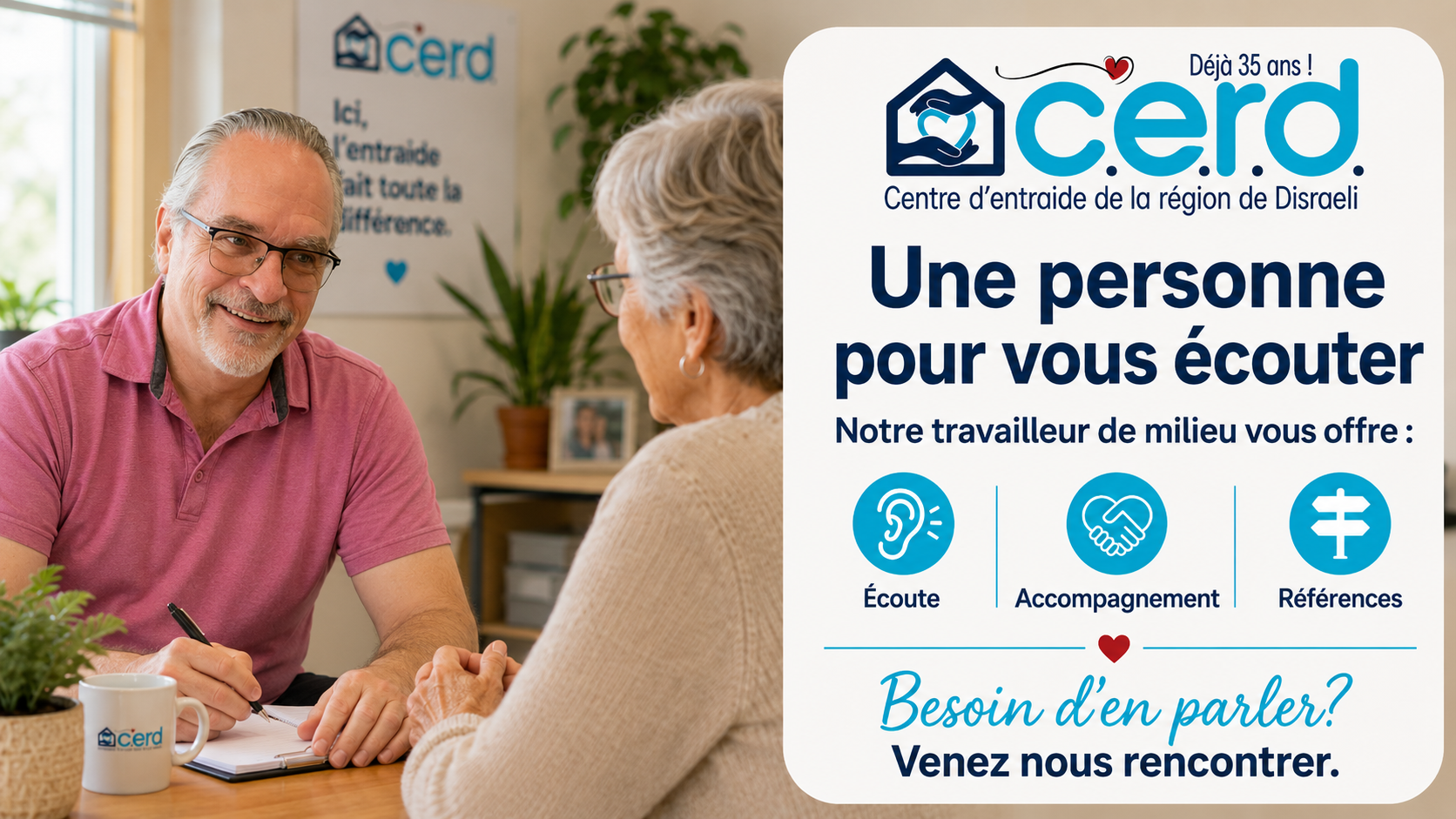 Service confidentiel et gratuit.